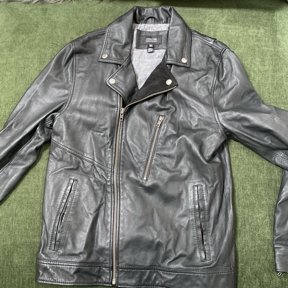 Volcom Kick Down Leather Jacket - Picture 3 of 6